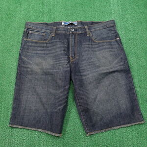 GAP JEANS DARK WASH DENIM CUT-OFF BLUE JEAN SHORTS MENS SIZE 38